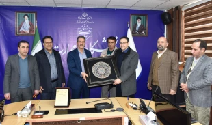 تقدیر نمایندگان اعضای هیئت علمی از رئیس دانشگاه ملی مهارت 3