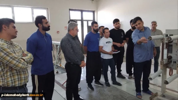 ((گزارش بازدید علمی رشته برق  )) اداره آموزش و پژوهش آموزشکده ملی مهارت اسلام آبادغرب 
 5