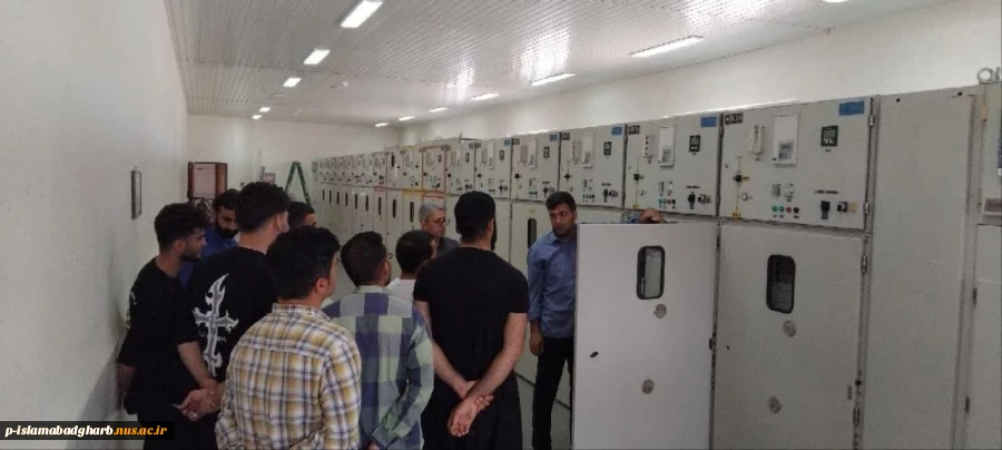 ((گزارش بازدید علمی رشته برق  )) اداره آموزش و پژوهش آموزشکده ملی مهارت اسلام آبادغرب 
 6